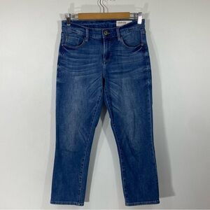 Pistola Denim Hi Rise Cropped Med Wash Jeans Size 27